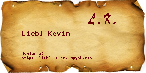Liebl Kevin névjegykártya